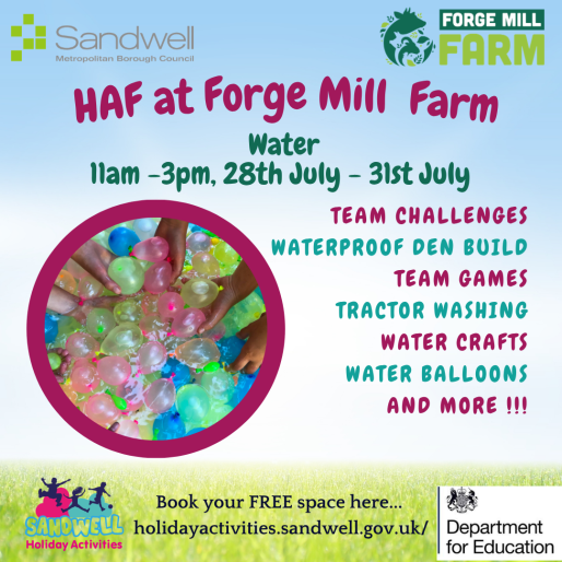 A scenic view of Haf at Forge Mill Farm, showcasing lush greenery and rustic farm structures in a tranquil setting.